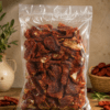 1 kg'lık şeffaf pakette güneşte kurutulmuş doğal kuru domates